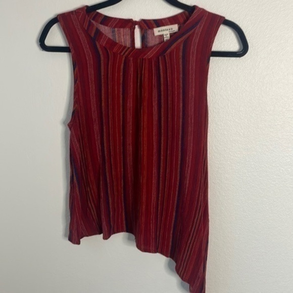 Monteau Tops - Monteau top Large red bohemian top
